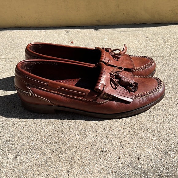 COLE HAAN leather top siders - Picture 3 of 7